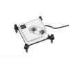 Bloque de agua Alphacool Core 1 Aurora Latón Cobre Níquel Transparente Blanco 72mm