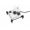 Bloque de agua Alphacool Core 1 Aurora Latón Cobre Níquel Transparente Blanco 72mm