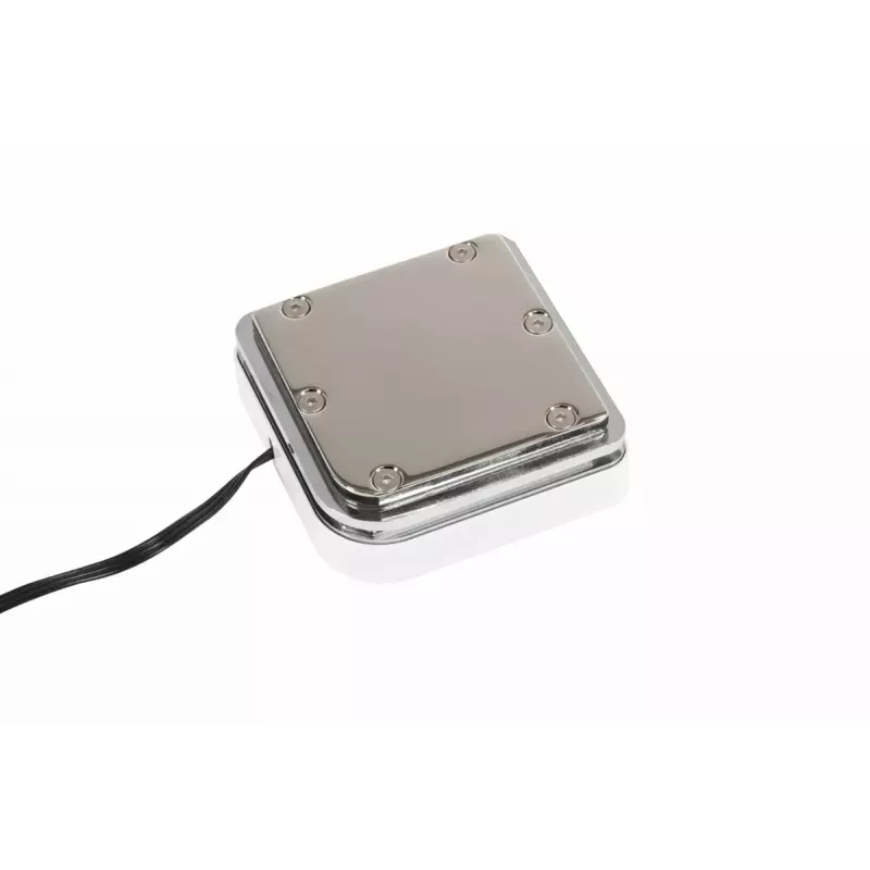 Bloque de agua Alphacool Core 1 Aurora Latón Cobre Níquel Transparente Blanco 72mm