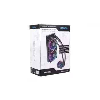 Refrigeración líquida todo en uno Alphacool Eisbaer Aurora LT240 12 cm Negra
