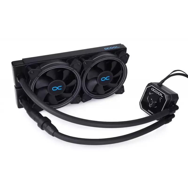 Refrigeración líquida todo en uno Alphacool Eisbaer Aurora LT240 12 cm Negra