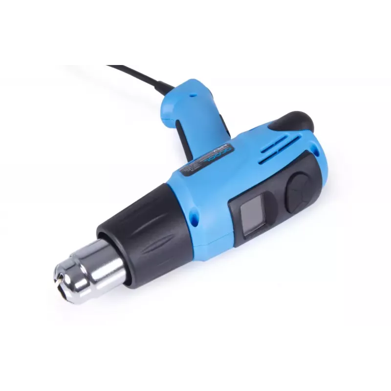 Pistola de aire caliente Alphacool 10178 650 °C 2000 W Negra Azul
