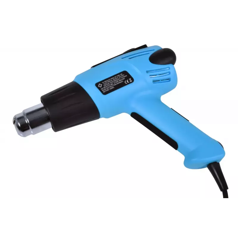 Pistola de aire caliente Alphacool 10178 650 °C 2000 W Negra Azul