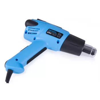 Pistola de aire caliente Alphacool 10178 650 °C 2000 W Negra Azul