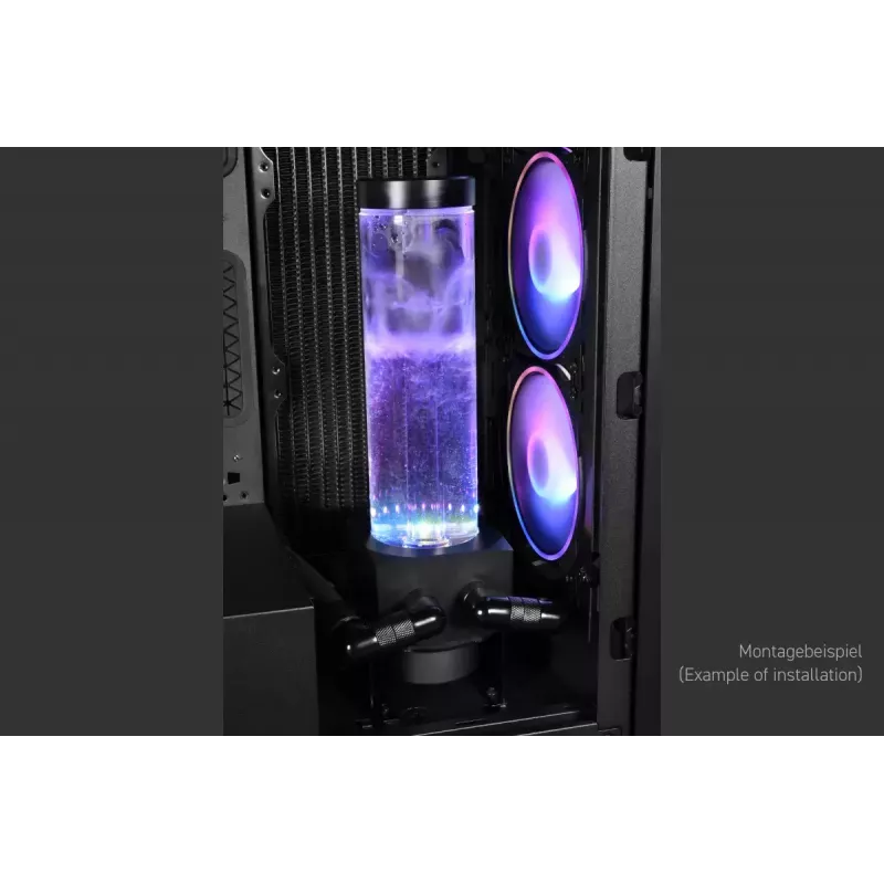 Depósito Alphacool 15394 Acrílico Negro Transparente 7,65 cm 25,1 cm