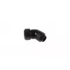 Alphacool Eiszapfen 17407 Conector para Hard Tube giratorio de 45 grados, G1/4 macho a 13 mm DE, negro intenso