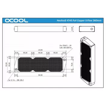 Radiador Alphacool NexXxoS XT45 1011662
