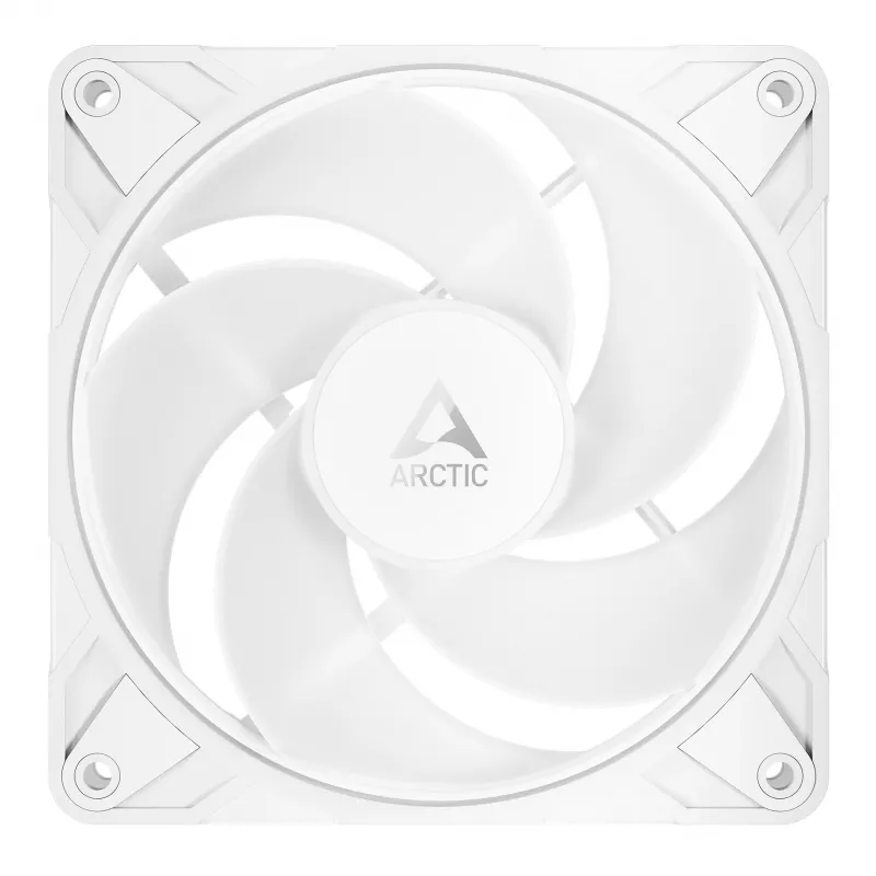 ARCTIC Freezer P12 Pro Reverse A-RGB (Blanco) - pack de 3 - ventilador A-RGB PWM de 120 mm con distribuidor de cables