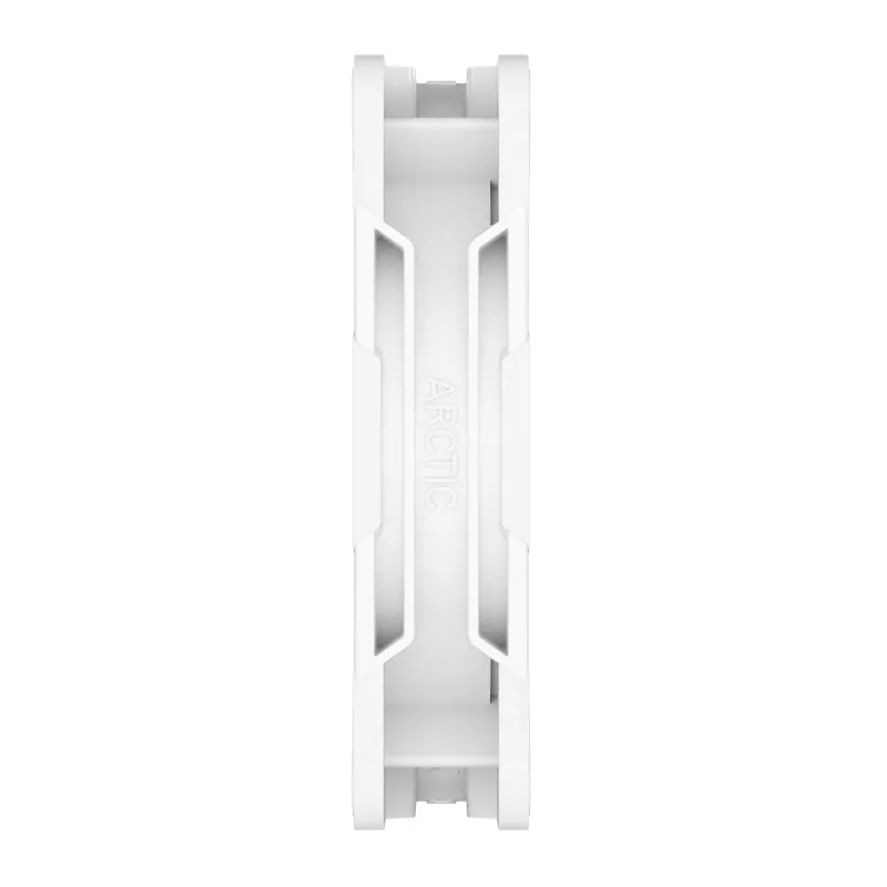 ARCTIC Freezer P12 Pro Reverse A-RGB (Blanco) - pack de 3 - ventilador A-RGB PWM de 120 mm con distribuidor de cables