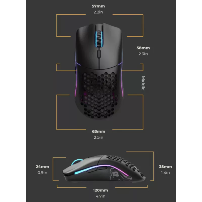 Glorious Gaming Glorious Model O Minus Wireless - Negro mate