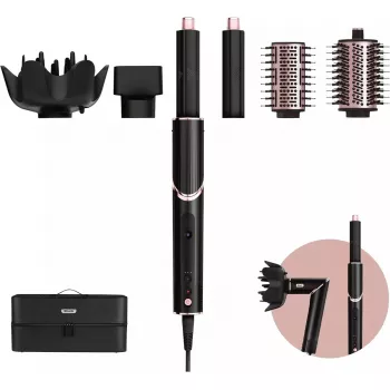 Multistyler Shark FlexStyle 5 en 1 Warm Negro Rosa 1400 W