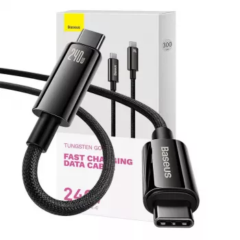 Cable USB-C a USB-C Baseus Tungsten Gold 240W 3m