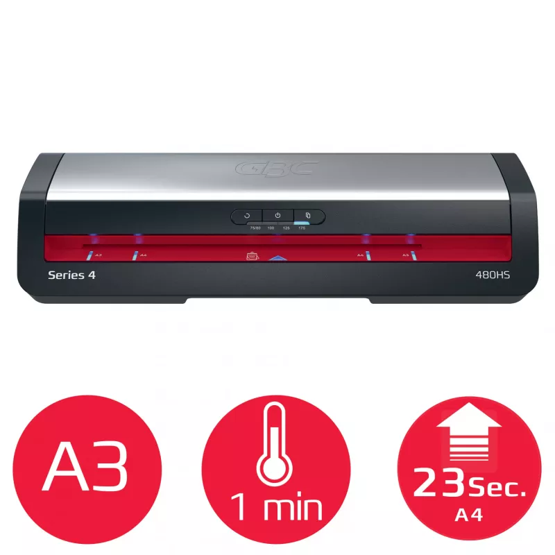 Plastificadora gbc 480HS A3 — Plastificadora en caliente para documentos hasta A3