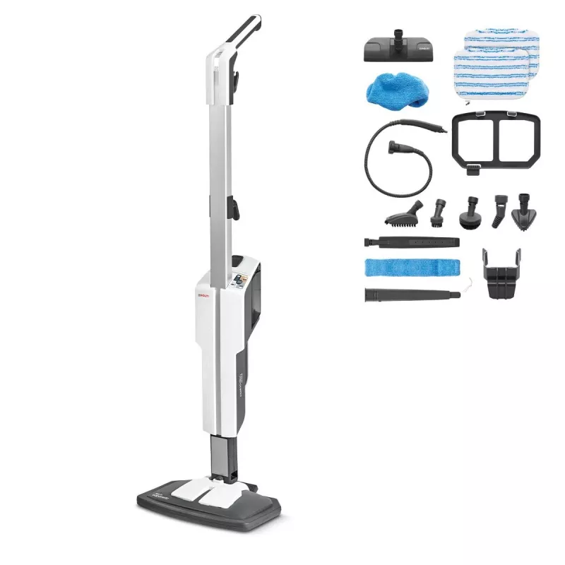 Polti Vaporetto SV610_Style Limpiador a vapor 0,5 L 1500 W Gris, Blanco