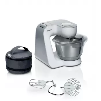 Robot de cocina Bosch Serie 4 MUM58200 — 1000 W, bol de acero inoxidable de 3,9 L, blanco