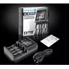 Cargador de baterías everActive UC-4000 para pilas domésticas AA/AAA, 4 ranuras, 100–240 V, negro