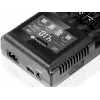 Cargador de baterías everActive UC-4000 para pilas domésticas AA/AAA, 4 ranuras, 100–240 V, negro