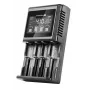 Cargador de baterías everActive UC-4000 para pilas domésticas AA/AAA, 4 ranuras, 100–240 V, negro