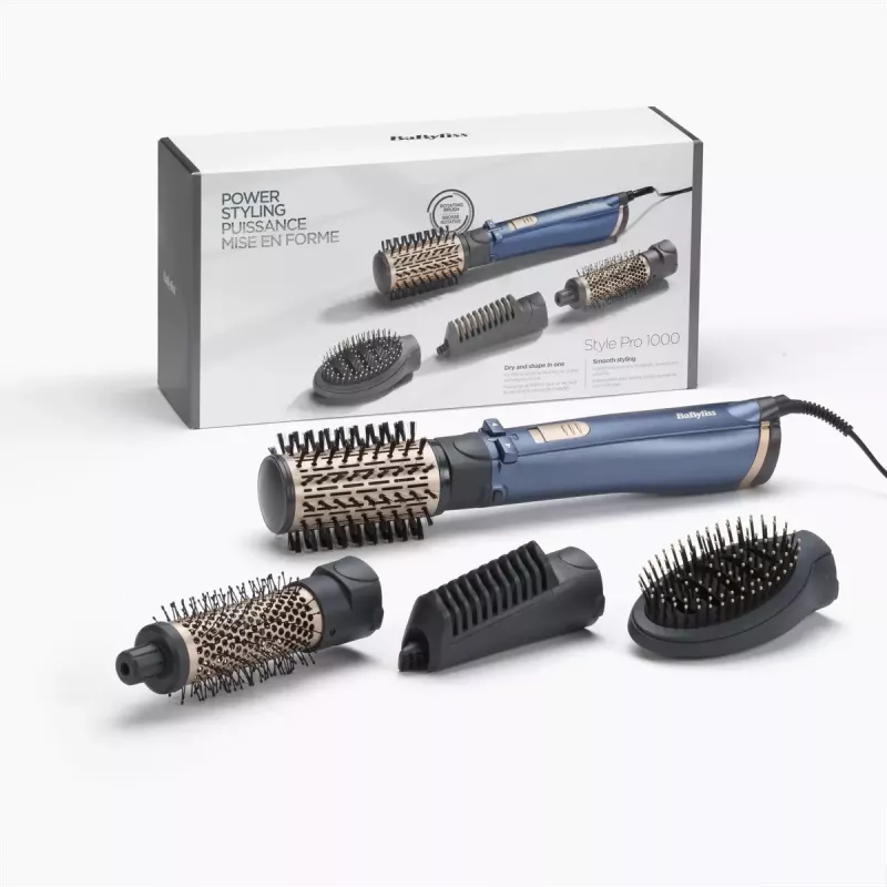 BaByliss Style Pro 1000 AS965E cepillo de aire caliente, 1000 W