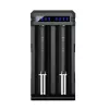 Cargador XTAR SC2 Li-Ion 18650 USB-C 2 ranuras, alimentación USB-C, indicadores LED, negro