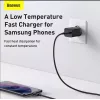 Baseus Super Si Quick Charger 1C TZCCSUP-L01 cargador rápido, 25W, USB-C PD, con cable USB-C de 1 m, negro