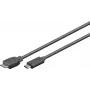 Microconnect USB3.1CAMIB3.01 Cable USB USB 3.2 Gen 1 (3.1 Gen 1) 1 m USB-C a Micro-USB-B Negro