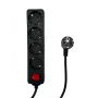 Microconnect MC-GRU0045BS Alargador 5 m 4 tomas de CA Interior Negro