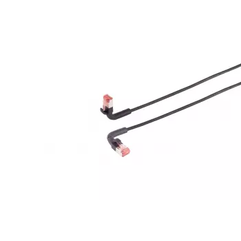 Cable de red Lanview LV-6AFTP-FLEX-ANG-10B RJ45 Cat6A 10 m Negro