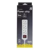 Microconnect GRU0035WS Alargador 5 m 3 tomas de CA Blanco