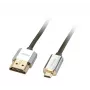 Lindy Cable CROMO delgado High Speed HDMI a Micro HDMI con Ethernet de 1 m