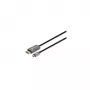 Cable Manhattan USB-C a DisplayPort 1.4, 8K@60Hz, 3 m, macho a macho, no bidireccional, Negro, tres años de garantía