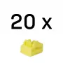 Bloqueador de puertos Lindy RJ-45 Port Blocker sin llave pack de 20 Amarillo