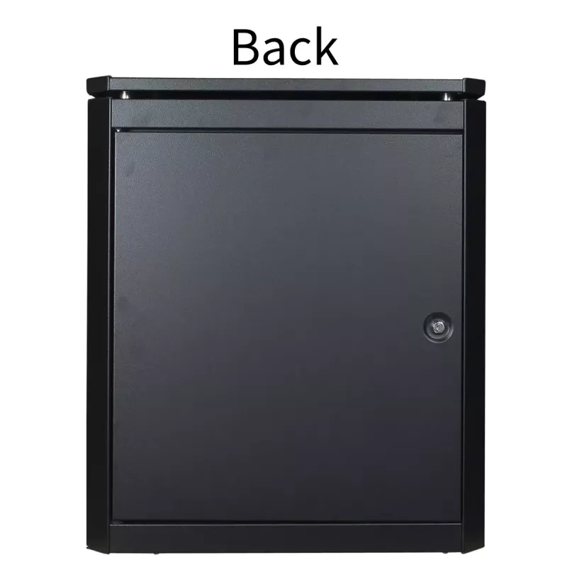 Rack autoportante Lanview RDL12U66BL — 12U, 600 kg, cerradura con llave, patas ajustables, gestión de cables, IP40, negro