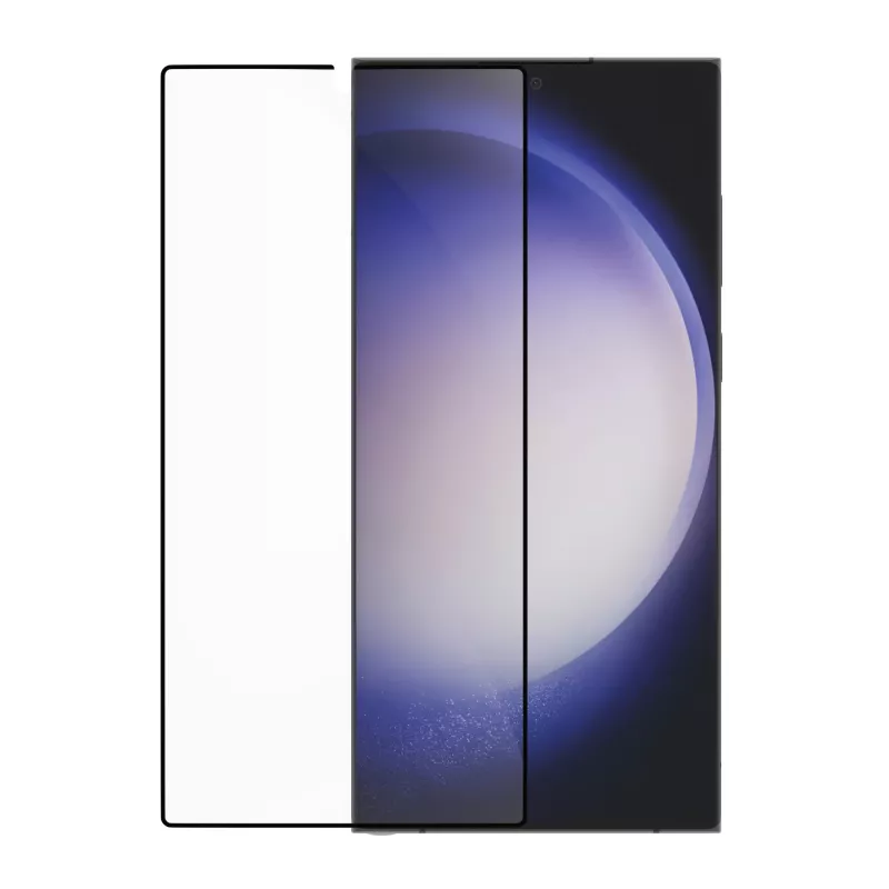 dbramante1928 Eco-Shield Samsung Galaxy S23 Ultra Negro Protector de pantalla de cristal templado resistente a rayaduras