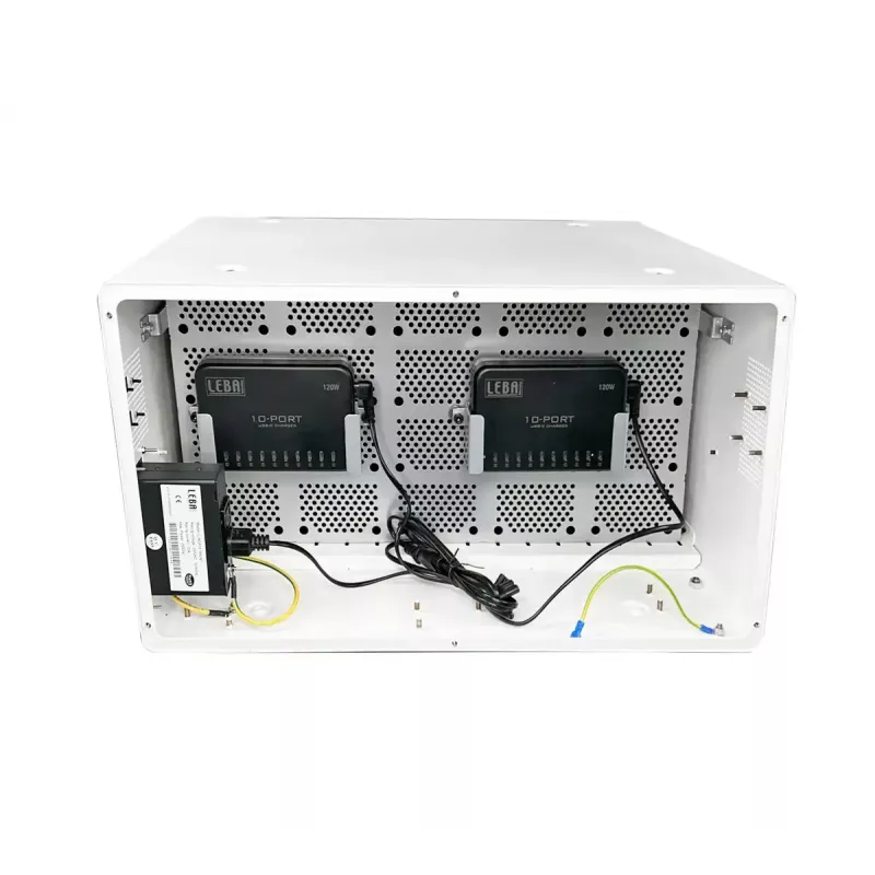 LEBA NBOX-W-16-UB-SC armario de gestión de dispositivos portátiles