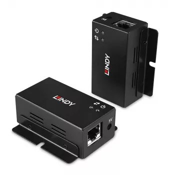 Transmisor y receptor de red Lindy 50m 2 puertos extensor USB 2.0 Cat. 6