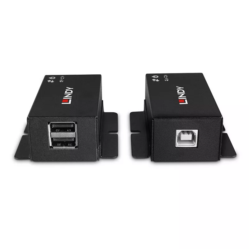 Transmisor y receptor de red Lindy 50m 2 puertos extensor USB 2.0 Cat. 6