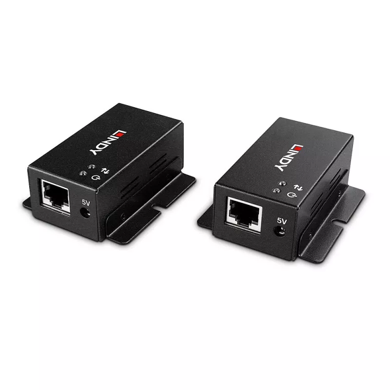 Transmisor y receptor de red Lindy 50m 2 puertos extensor USB 2.0 Cat. 6