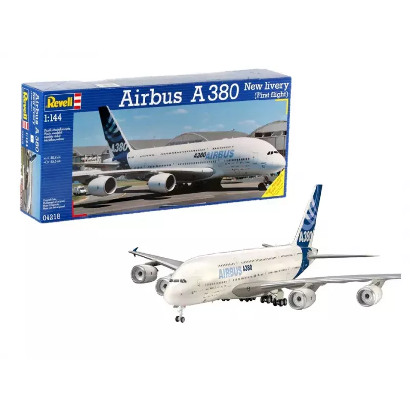 Maqueta Revell Airbus A 380 diseño nueva librea primer vuelo
