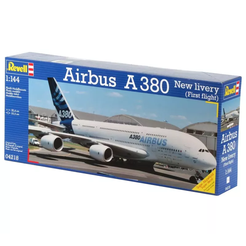 Maqueta Revell Airbus A 380 diseño nueva librea primer vuelo