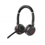 Auriculares Jabra Evolve 75 SE MS estéreo con cable inalámbrico Bluetooth 30m de alcance