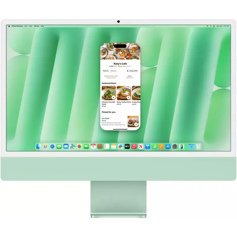 Apple iMac 24 Z1K1-DE23 PC todo en uno, M4 10/10/16, 32 GB RAM, 1 TB, teclado con Touch ID y teclado numérico (DE), plata