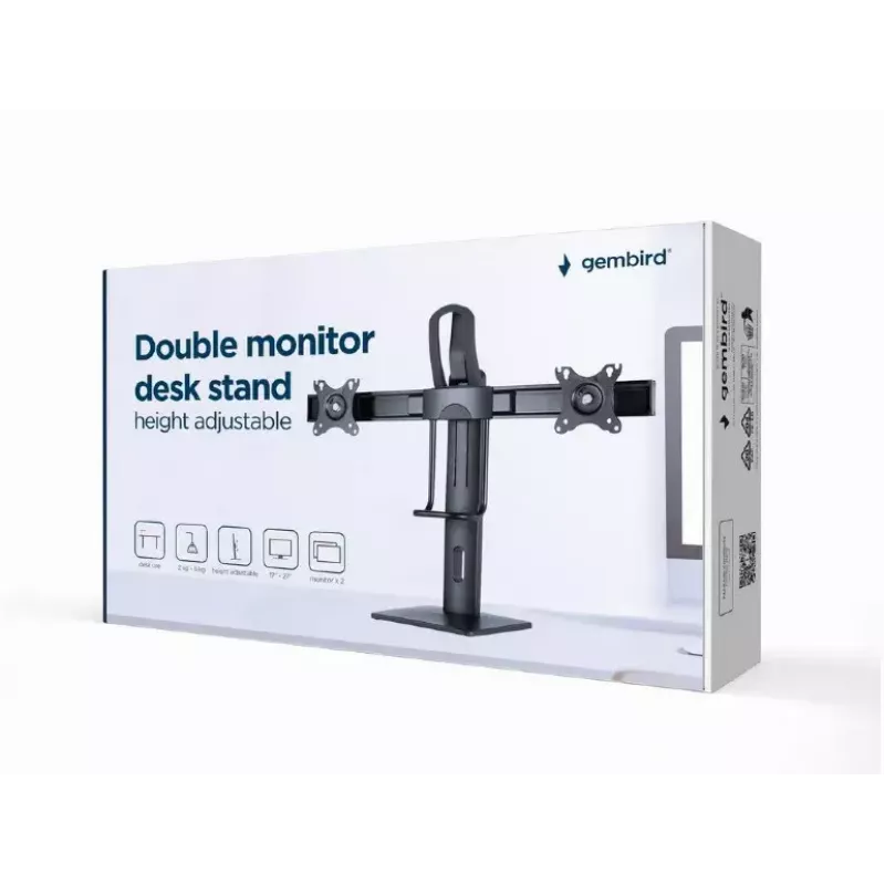 Soporte para monitor Gembird MS-D2-01 27