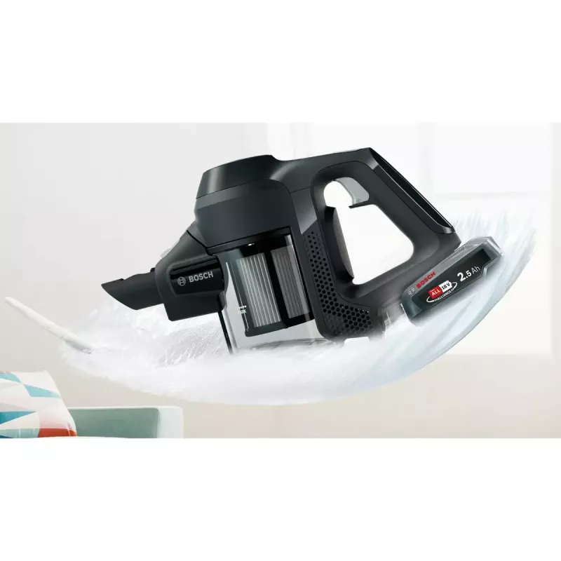 Aspirador de escoba Bosch Serie 6 BBS611BSC aspirador eléctrico 2 en 1 batería en seco sin bolsa negro 2,5 Ah