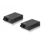 Convertidor de medios LevelOne RJ45 a SC BIDI Fast Ethernet, fibra monomodo, 20 km