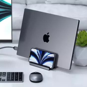 Soporte para portátil y tablet Satechi ST-ADVSM plateado compatible con MacBook Pro