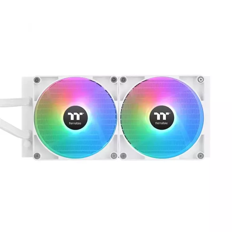 Thermaltake TH280 V2 ARGB Sync Snow Edition CL-W377-PL14SW-A refrigerador líquido All-in-One para CPU, 280 mm, ventiladores de 14 cm, blanco