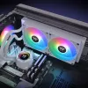 Thermaltake TH280 V2 ARGB Sync Snow Edition CL-W377-PL14SW-A refrigerador líquido All-in-One para CPU, 280 mm, ventiladores de 14 cm, blanco