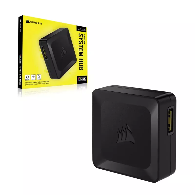 Controlador de ventiladores Corsair iCUE LINK System Hub negro 1 ud.