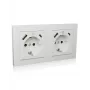 ICY BOX IB-MPS4200W-PD regleta Tipo F + USB A + USB C blanca